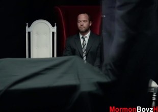 Amateur mormon sit on toy